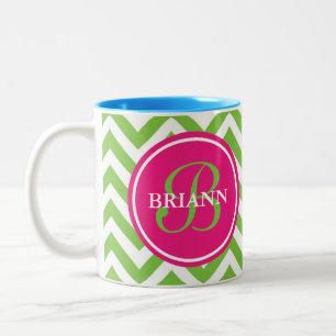 Tasse 2 Couleurs Vert avec envie