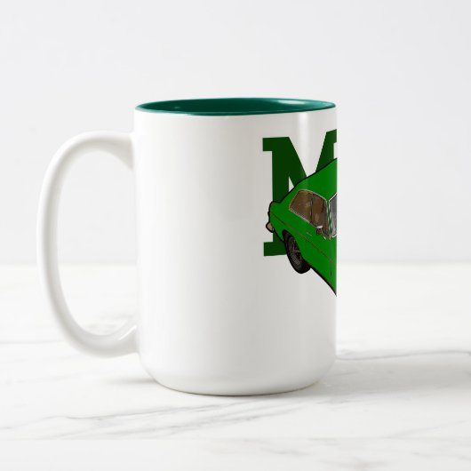 Tasse 2 Couleurs vert de mgb (Gauche)