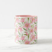 Tasse 2 Couleurs Vert rose pastel (Centre)