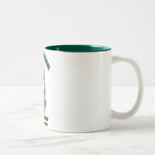 TASSE 2 COULEURS VERT YHS 1960-1973 (Droit)
