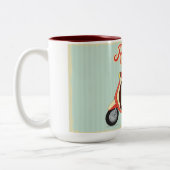 Tasse 2 Couleurs Vespa rétro (Gauche)