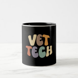 Tasse 2 Couleurs Vet Tech Fiers Profession de carrière