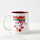 Tasse 2 Couleurs Vêtements de maman de pêche (Gauche)