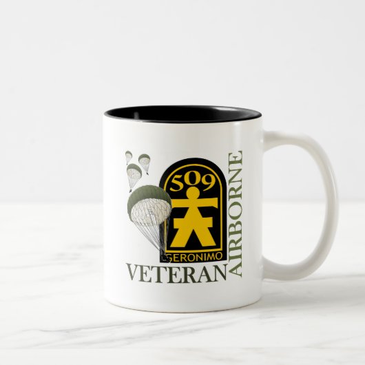 Tasse 2 Couleurs Vétéran aéroporté - 509th PIR (Droit)