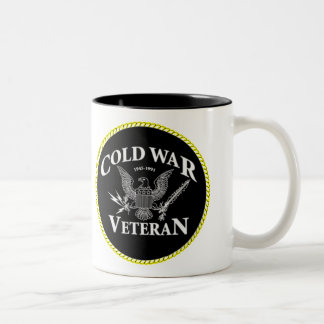 TASSE 2 COULEURS VÉTÉRAN DE GUERRE FROIDE