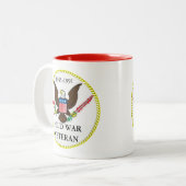 TASSE 2 COULEURS VÉTÉRAN DE GUERRE FROIDE (Devant gauche)