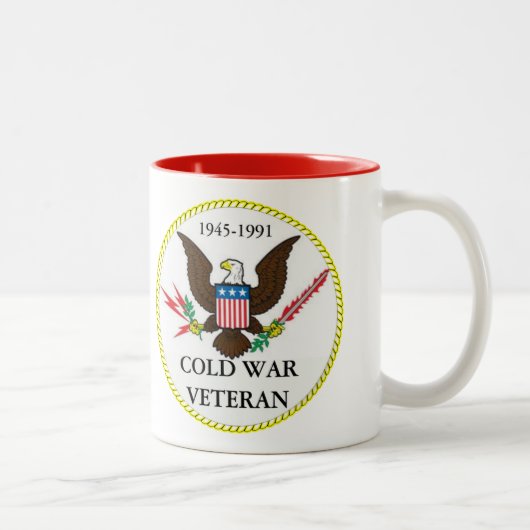 TASSE 2 COULEURS VÉTÉRAN DE GUERRE FROIDE (Droit)