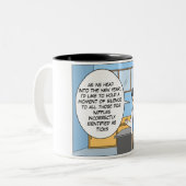 Tasse 2 Couleurs Vétérinaire Tick Jog (Devant gauche)