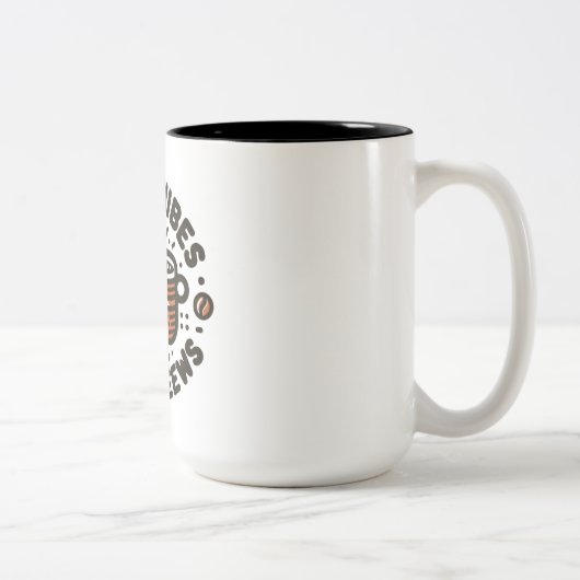 Tasse 2 Couleurs Vibes chaudes (Droit)