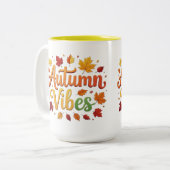 Tasse 2 Couleurs Vibes d'automne (Devant gauche)
