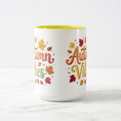 Tasse 2 Couleurs Vibes d'automne (Centre)