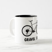 Tasse 2 Couleurs Vibes de gravier Cyclisme (Devant gauche)