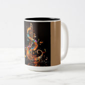 Tasse 2 Couleurs Vibes de jazz (Devant droit)