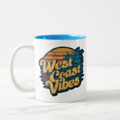Tasse 2 Couleurs Vibes de la côte ouest (Gauche)