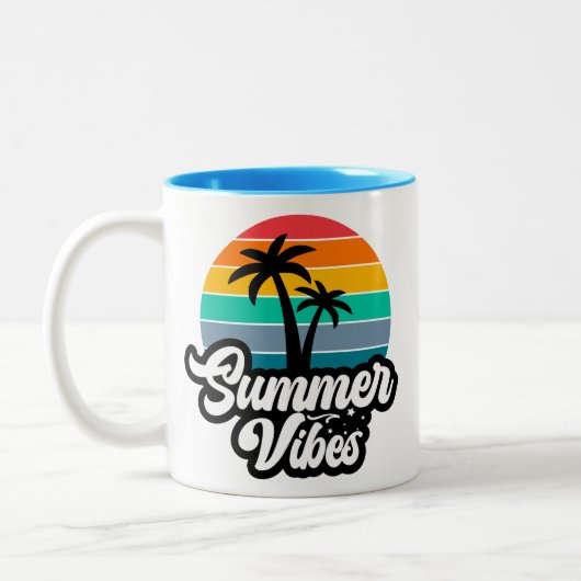 Tasse 2 Couleurs Vibes d'été Lac tropical Scène-32922 (Gauche)