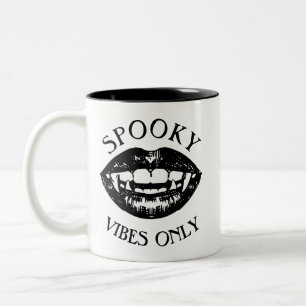 Tasse 2 Couleurs Vibes éffrayantes seulement Halloween Décor Vampir