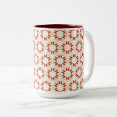 Tasse 2 Couleurs Vibrant Geometric Pattern (Devant droit)