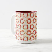 Tasse 2 Couleurs Vibrant Geometric Pattern (Devant gauche)