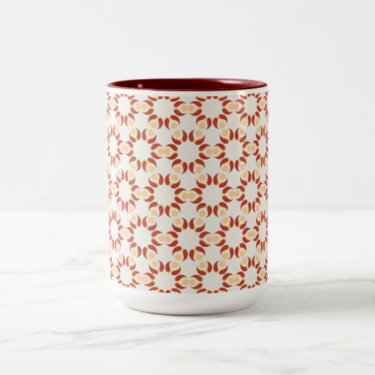 Tasse 2 Couleurs Vibrant Geometric Pattern (Centre)