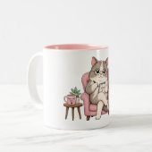 Tasse 2 Couleurs Vibrations Positives (Devant gauche)