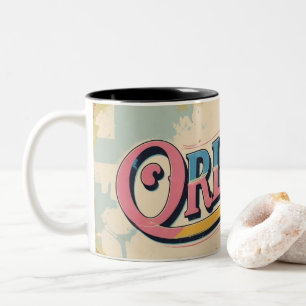 Tasse 2 Couleurs Vibrations vintage d'Orlando