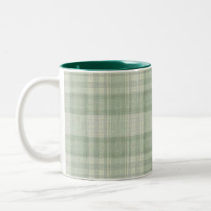 Tasse 2 Couleurs Vichy vert sauge clair