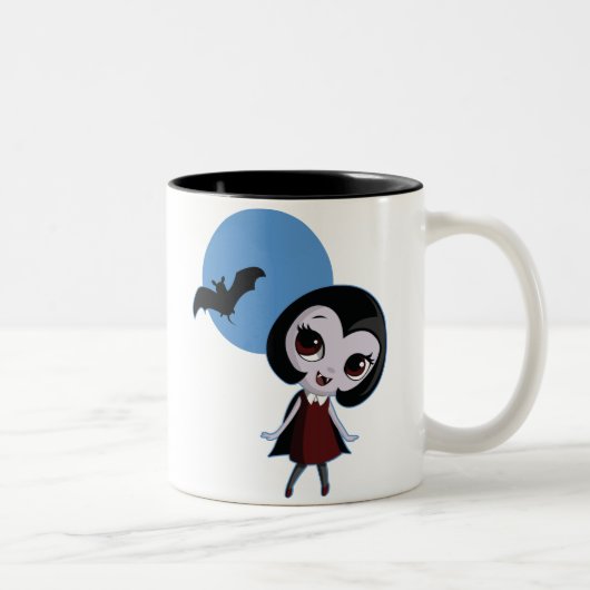 Tasse 2 Couleurs Victoria le vampire (Droit)