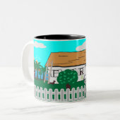 Tasse 2 Couleurs Vie À La Plage (Devant gauche)