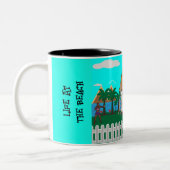 Tasse 2 Couleurs Vie À La Plage (Gauche)