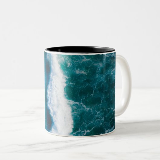 Tasse 2 Couleurs Vie maritime (Devant droit)