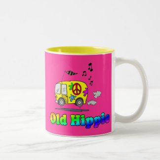 Tasse 2 Couleurs Vieil autobus hippie