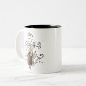 Tasse 2 Couleurs Vierge Marie Mont Carmel (Devant gauche)