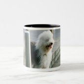 Tasse 2 Couleurs Vieux chien de moutons anglais 2 (Centre)