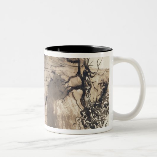 Tasse 2 Couleurs Vieux pont (Droit)