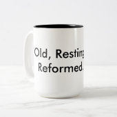 Tasse 2 Couleurs Vieux, repos, reformé (Devant gauche)