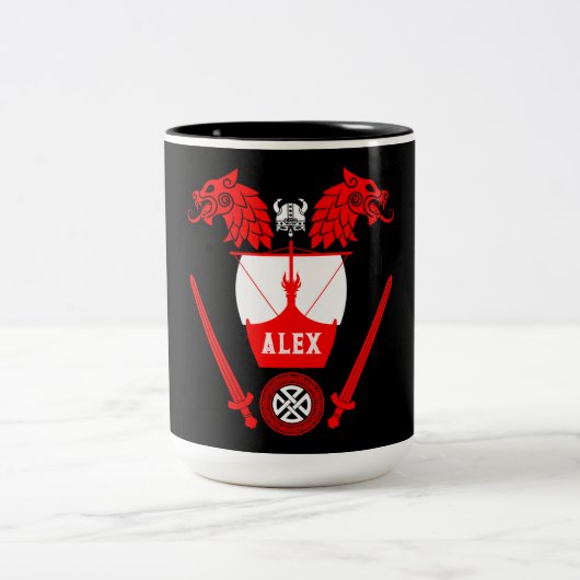 Tasse 2 Couleurs Viking Norsemen (Centre)