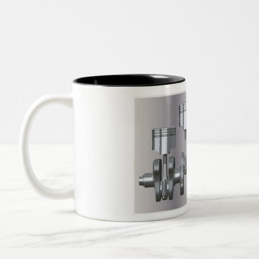 Tasse 2 Couleurs Vilebrequin de piston (Gauche)