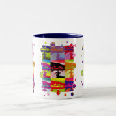 TASSE 2 COULEURS VILLAGES DE WALES (Centre)