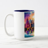 Tasse 2 Couleurs Ville de Detroit (Gauche)