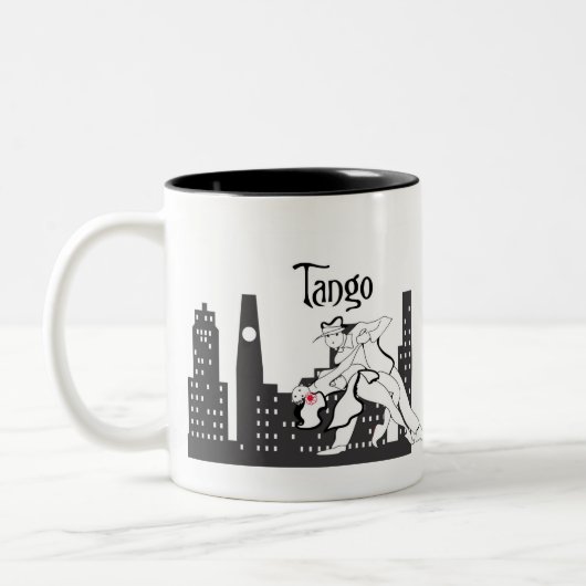 Tasse 2 Couleurs Ville de tango (Gauche)