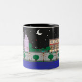 Tasse 2 Couleurs Ville nocturne (Centre)