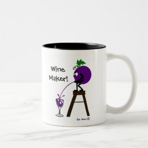 Tasse 2 Couleurs Vin Maker !-Mug