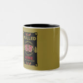 Tasse 2 Couleurs Vin rouge chaud de Noël  (Devant droit)