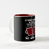 Tasse 2 Couleurs Vin rouge de Noël (Devant gauche)
