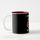 Tasse 2 Couleurs Vin rouge de Noël (Gauche)