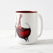 TASSE 2 COULEURS ****VIN TOISANT***** (Devant droit)