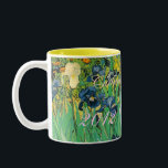 Tasse 2 Couleurs Vincent van Gogh<br><div class="desc">Vincent van Gogh Irises. Pour des célébrations comme mariages, anniversaire, diplômes, fiançailles, anniversaires, douches nuptiales, fête, réunions.</div>