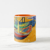 Tasse 2 Couleurs Vincent van Gogh - Bateaux de pêche sur la plage (Centre)