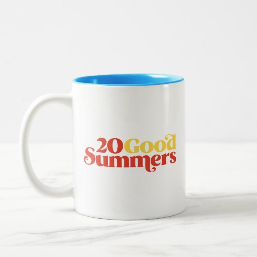Tasse 2 Couleurs Vingt Bons Étés (Gauche)