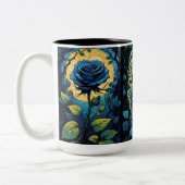 Tasse 2 Couleurs Vins Roses bleus (Gauche)